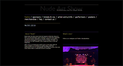 Desktop Screenshot of nudeartshow.com